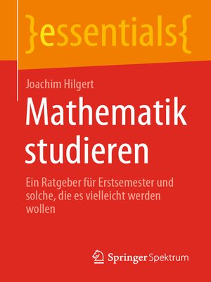 cover image of Mathematik studieren